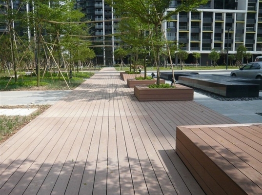 Deck composto oco Piscina jardim Deck composto 140x23mm