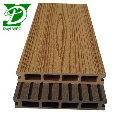 Pavimentação comercial de WPC com um design oco
