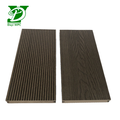 Moderno estilo europeu de madeira maciça de plástico composite decking 140x23mm