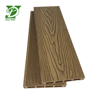 Estilo contemporâneo impermeável WPC Composite Decking Eco Friendly