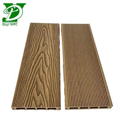Estilo contemporâneo impermeável WPC Composite Decking Eco Friendly