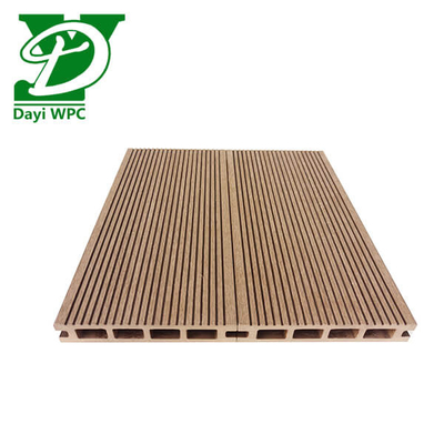 WPC anti-água para piso exterior de terraço oco para piscinas acima de 18 mm