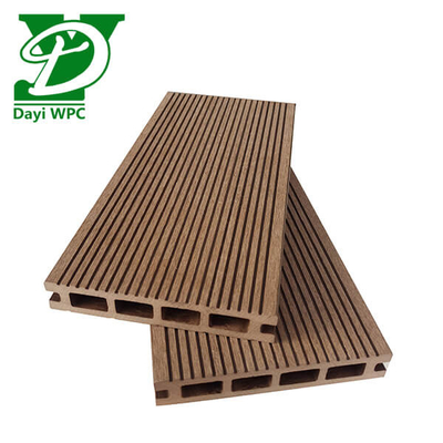 WPC anti-água para piso exterior de terraço oco para piscinas acima de 18 mm