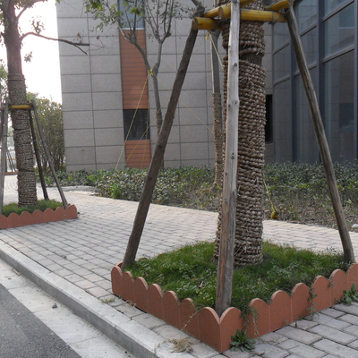 Cercas de jardim WPC à prova d'água de moda para privacidade e definição