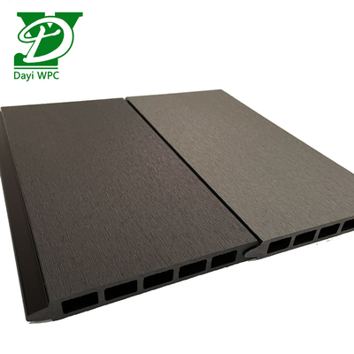 Estilo europeu WPC composite cerca oca e dois lados planos para quintal ou jardim opções de cores personalizáveis