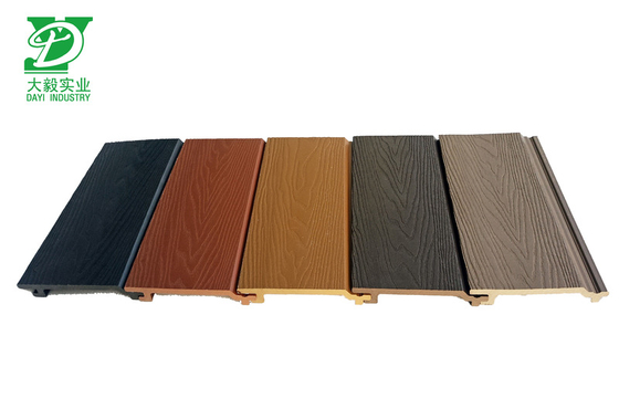 156*21mm Wpc Painel de parede exterior Amigável ao ambiente Anti-mofo