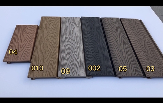 156*21mm Wpc Painel de parede exterior Amigável ao ambiente Anti-mofo