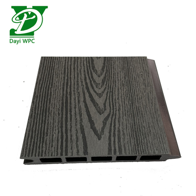 Estilo europeu WPC composite cerca oca e dois lados planos para quintal ou jardim opções de cores personalizáveis