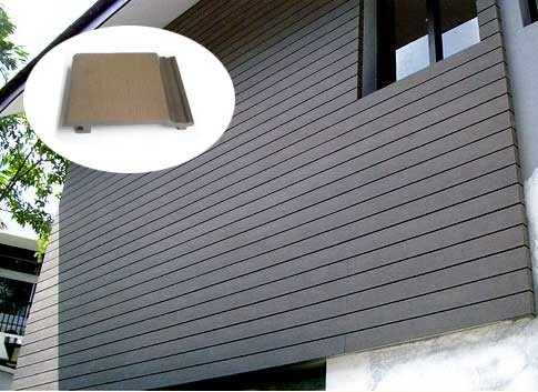 Moderno Design WPC revestimento de parede exterior para edifícios de escritórios impermeável