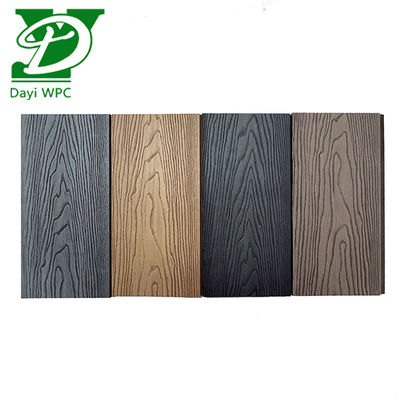 Jardim Moderno Cores e padrões ricos vedação WPC resistente a intempéries durável