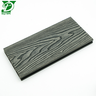 Decking Composto Versátil de Núcleo Oco com Relevo Profundo WPC