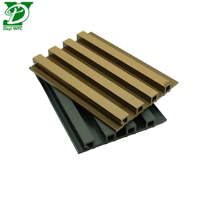 Superfície de abertura WPC revestimento de parede exterior resistente aos raios UV resistente à humidade